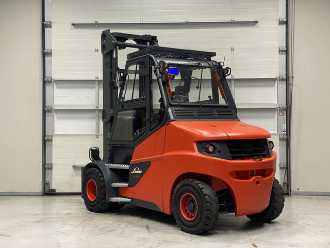 Used Forklift Truck LINDE E80-01/900 ELEKTRO VIERRADFRONTSTAPLER (12975219)