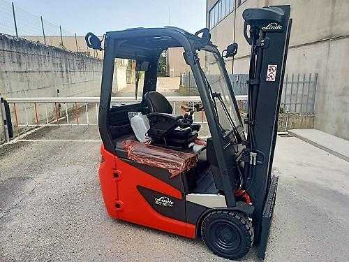 Used Forklift Truck LINDE EG16 1275-02 ELEKTRO DREIRADFRONTSTAPLER (12960649)