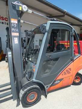 Used Forklift Truck LINDE H 25 T GAS VIERRADFRONTSTAPLER (13076078)