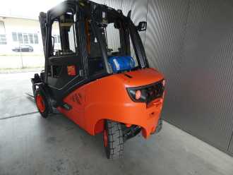 Used Forklift Truck LINDE H 35 T - 02 -393 GAS VIERRADFRONTSTAPLER (13076005)