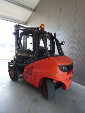 Used Forklift Truck LINDE H 50 D - 02 DIESEL VIERRADFRONTSTAPLER (13076080)