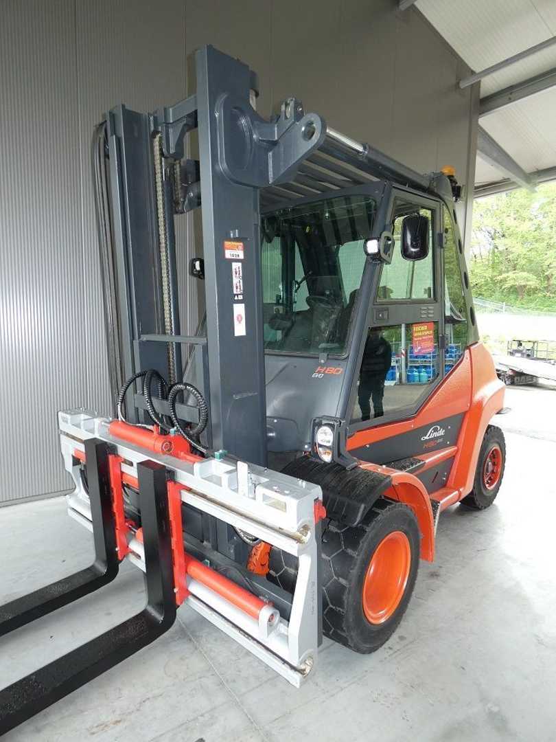 Used Forklift Truck LINDE H 80 D-03-396 EVO DIESEL VIERRADFRONTSTAPLER (13076040)