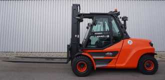 Used Forklift Truck LINDE H 80 D/1100 EVO 396-03 DIESEL VIERRADFRONTSTAPLER (13067613)