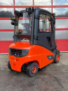 Used Forklift Truck LINDE H20D-02 DIESEL VIERRADFRONTSTAPLER (13070711)