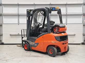 Used Forklift Truck LINDE H20T-01 GAS VIERRADFRONTSTAPLER (12954738)