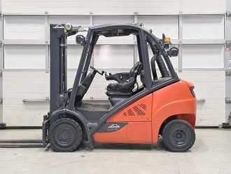 Used Forklift Truck LINDE H25D-02 DIESEL VIERRADFRONTSTAPLER (13027967)