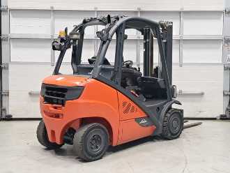 Used Forklift Truck LINDE H25D-02 DIESEL VIERRADFRONTSTAPLER (13027967)