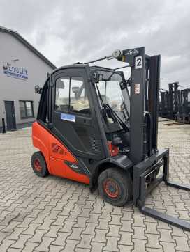 Used Forklift Truck LINDE H25D-02 DIESEL VIERRADFRONTSTAPLER (13074834)