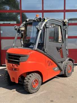 Used Forklift Truck LINDE H30D-02 DIESEL VIERRADFRONTSTAPLER (13043259)