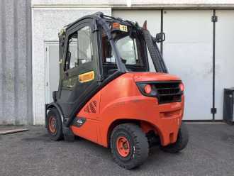 Used Forklift Truck LINDE H30D-02 DIESEL VIERRADFRONTSTAPLER (13076935)