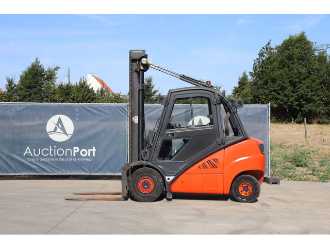 Used Forklift Truck LINDE H30D DIESEL VIERRADFRONTSTAPLER (13062928)