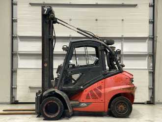 Used Forklift Truck LINDE H40D-01 DIESEL VIERRADFRONTSTAPLER (13025965)
