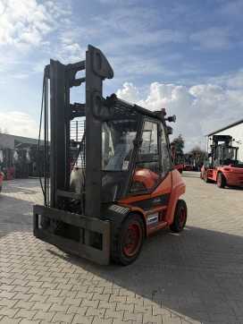 Used Forklift Truck LINDE H60D-03 DIESEL VIERRADFRONTSTAPLER (13076470) backdrop