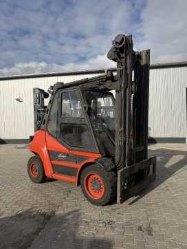 Used Forklift Truck LINDE H60D-03 DIESEL VIERRADFRONTSTAPLER (13076470)