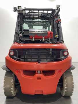 Used Forklift Truck LINDE H80T/600-03-396 GAS VIERRADFRONTSTAPLER (13066286)
