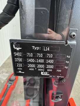 Used Forklift Truck LINDE L 14 i Triplex Initialhub ELEKTRO HOCHHUBWAGENDEICHSEL (13066506)