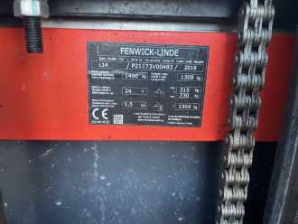 Used Forklift Truck LINDE L14 ELEKTRO HOCHHUBWAGENDEICHSEL (13075974)