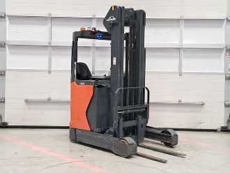 Used Forklift Truck LINDE R14-01 ELEKTRO SCHUBMASTSTAPLER (13039963)
