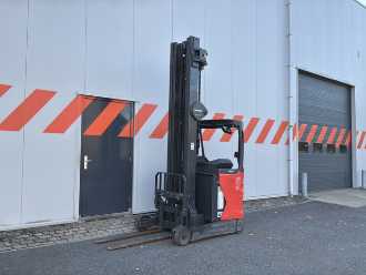 Used Forklift Truck LINDE R14HD-01 ELEKTRO SCHUBMASTSTAPLER (13075309) backdrop