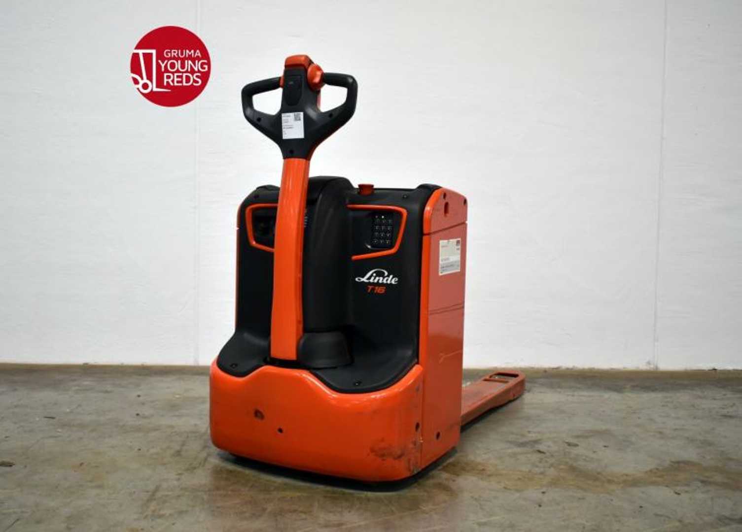 Used Forklift Truck LINDE T 16 1155-00 ELEKTRO NIEDERHUBWAGENDEICHSEL (13071795)