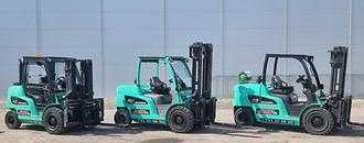 Used Forklift Truck MITSUBISHI FD 50NT DIESEL VIERRADFRONTSTAPLER (12735365)