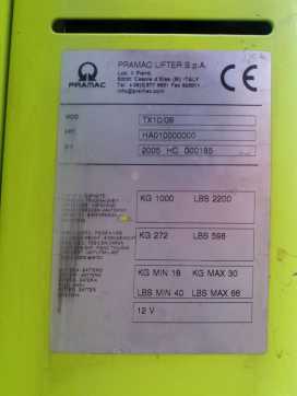 Used Forklift Truck PRAMAC TX-10/09 ELEKTRO HOCHHUBWAGENDEICHSEL (12978190)