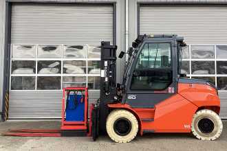 Used Forklift Truck TOYOTA 9FBM80T ELEKTRO VIERRADFRONTSTAPLER (13051026)