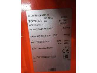 Used Forklift Truck TOYOTA LPE200 ELEKTRO NIEDERHUBWAGENFAHRERSTAND (13075564)