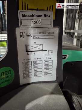 Used Forklift Truck UNICARRIERS 200DTFVXG1150UHD - 8811 STD. DIESEL SCHUBMASTSTAPLER (13070821)