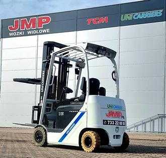 Used Forklift Truck UNICARRIERS TX4-16  JA2N1L16Q ELEKTRO VIERRADFRONTSTAPLER (12788621) backdrop