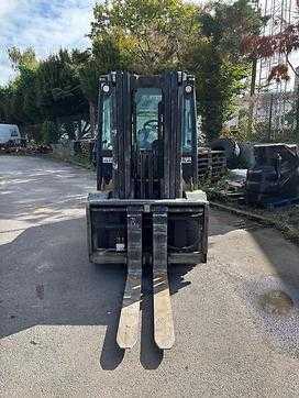 Used Forklift Truck YALE GDP55VX DIESEL VIERRADFRONTSTAPLER (12985856)