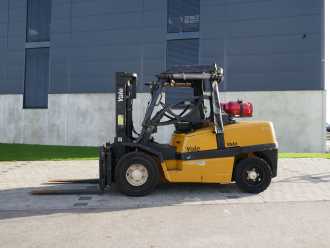 Used Forklift Truck YALE GLP55MJ V2214 GAS VIERRADFRONTSTAPLER (12920292)