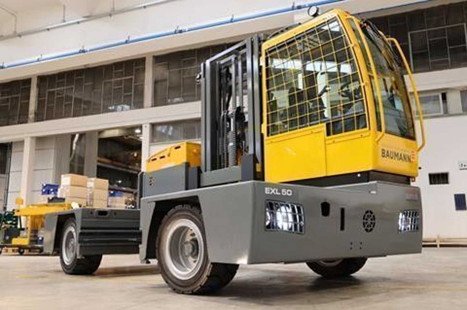 Used Forklift Truck BAUMANN EXL 50/14/63 TR ELEKTRO SEITENSTAPLER (13045769)