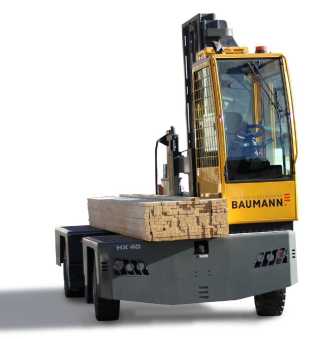 Used Forklift Truck BAUMANN HX 50/14/63 TR DIESEL SEITENSTAPLER (13017871) backdrop