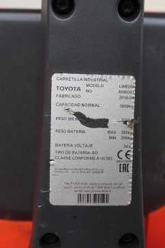 Used Forklift Truck BT LWE200 ELEKTRO NIEDERHUBWAGENSEMIELEKTRISCH (13065189)