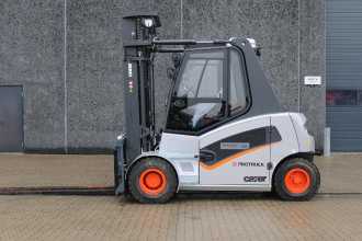 Used Forklift Truck CARER A80-900X ELEKTRO VIERRADFRONTSTAPLER (12810015) backdrop