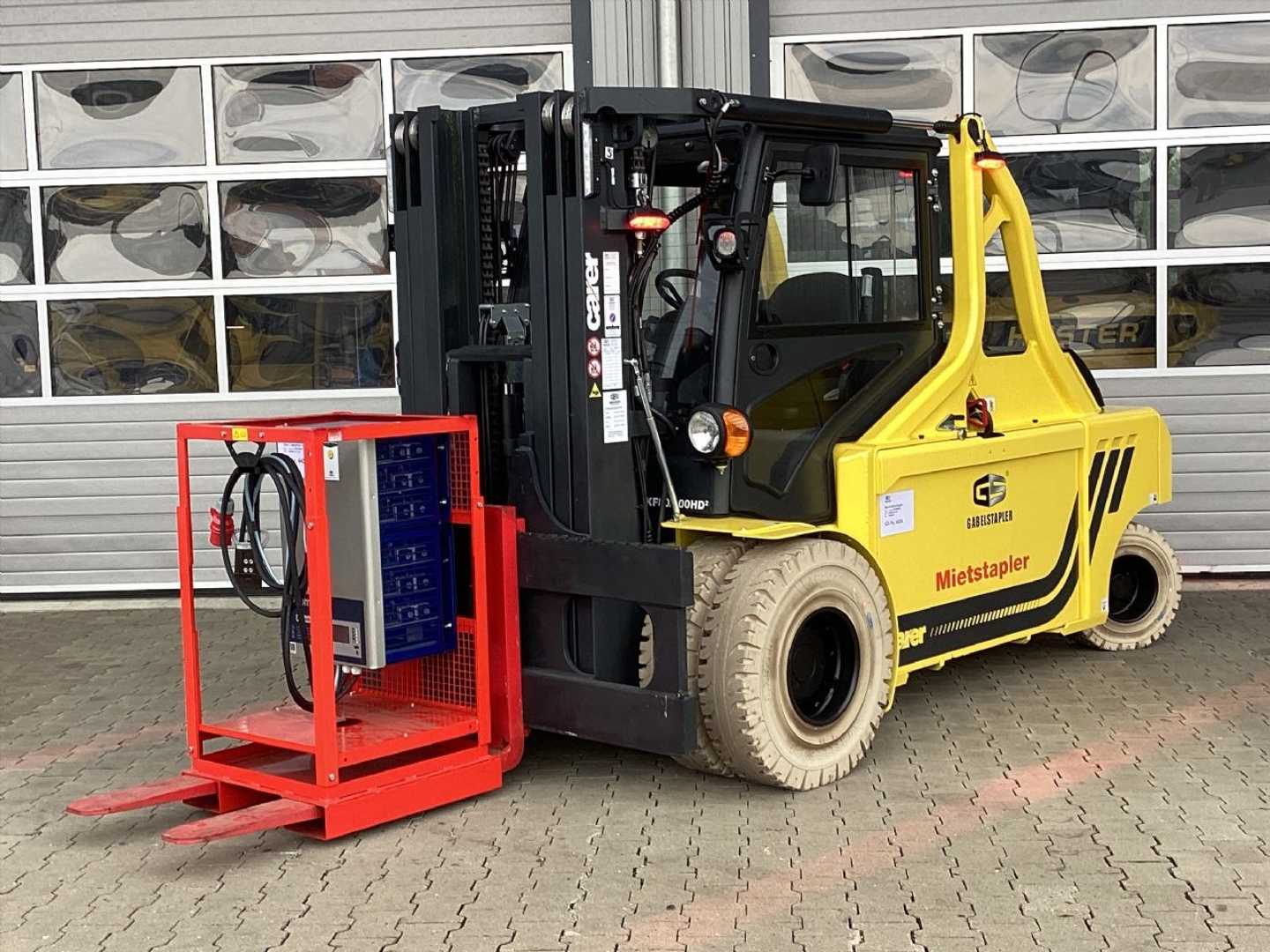 Used Forklift Truck CARER KF80-900HD² ELEKTRO VIERRADFRONTSTAPLER (13045826)