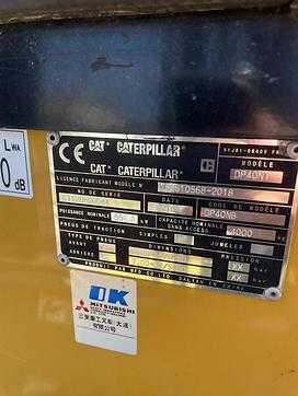 Used Forklift Truck CATERPILLAR DP40NT DIESEL VIERRADFRONTSTAPLER (13053046)