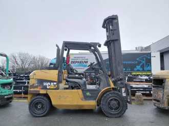Used Forklift Truck CATERPILLAR DP55NT MC DIESEL VIERRADFRONTSTAPLER (13005259)