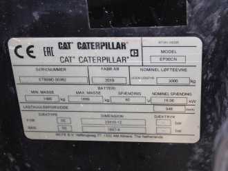 Used Forklift Truck CATERPILLAR EP 30 CN ELEKTRO VIERRADFRONTSTAPLER (13068475)