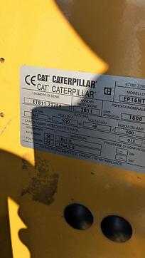 Used Forklift Truck CATERPILLAR EP16NT ELEKTRO VIERRADFRONTSTAPLER (13055725)