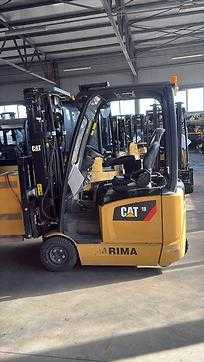 Used Forklift Truck CATERPILLAR EP18ACNT ELEKTRO DREIRADFRONTSTAPLER (13060344)