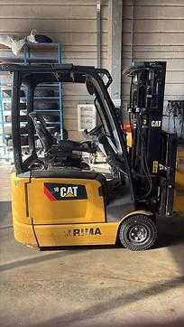Used Forklift Truck CATERPILLAR EP18ACNT ELEKTRO DREIRADFRONTSTAPLER (13060344)