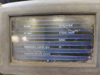 Used Forklift Truck CATERPILLAR EP25CN ELEKTRO VIERRADFRONTSTAPLER (12994253)