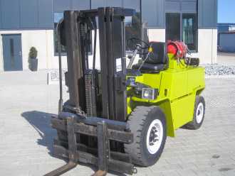 Used Forklift Truck CLARK C500 Y100 GAS VIERRADFRONTSTAPLER (13040079)