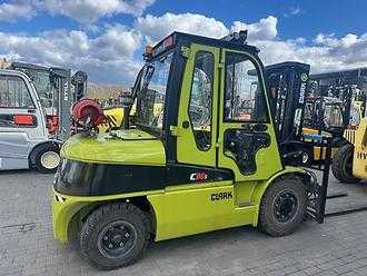 Used Forklift Truck CLARK C50SL GAS VIERRADFRONTSTAPLER (12865026) backdrop