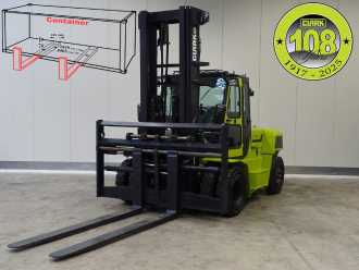Used Forklift Truck CLARK C80D900 - Empty Containers Handler DIESEL VIERRADFRONTSTAPLER (12922626) backdrop