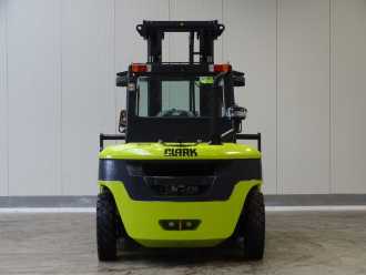 Used Forklift Truck CLARK C80D900 - TRIPLEX - DEMO DIESEL VIERRADFRONTSTAPLER (12931261)