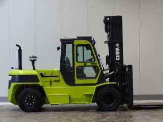 Used Forklift Truck CLARK C80D900 - TRIPLEX - DEMO DIESEL VIERRADFRONTSTAPLER (12931261)
