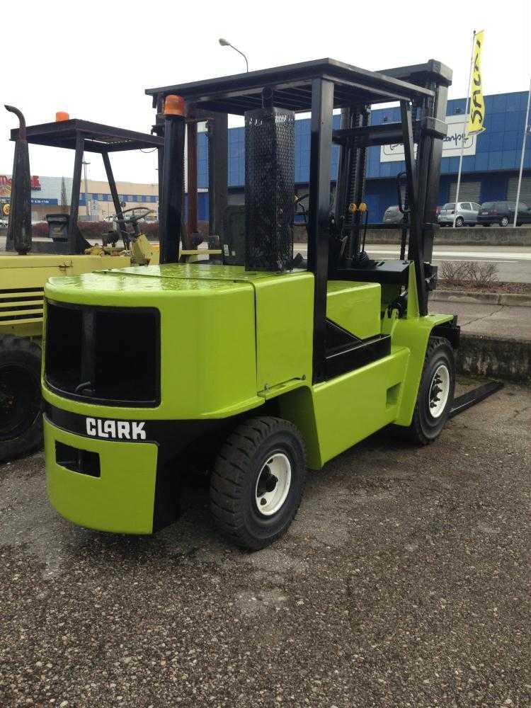 Used Forklift Truck CLARK GPX 50 D DIESEL VIERRADFRONTSTAPLER (7171980)